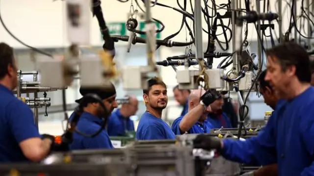 Ford factory workers