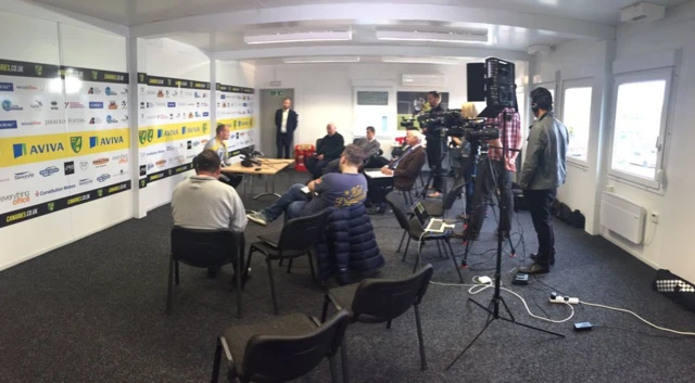 Norwich City news conference