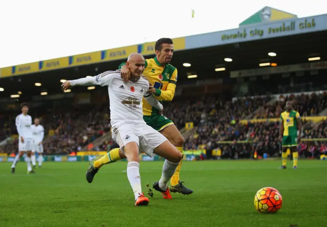 Jonjo Shelvey of Swansea