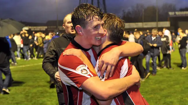 Altrincham celebrate