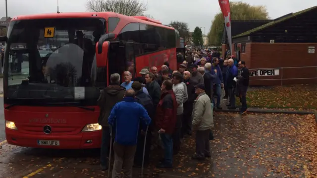 Worcester City fans