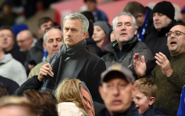 Jose Mourinho cut-out