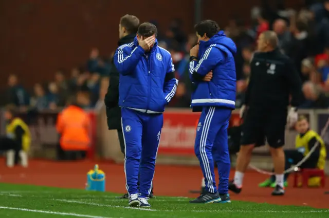 Steve Holland reacts