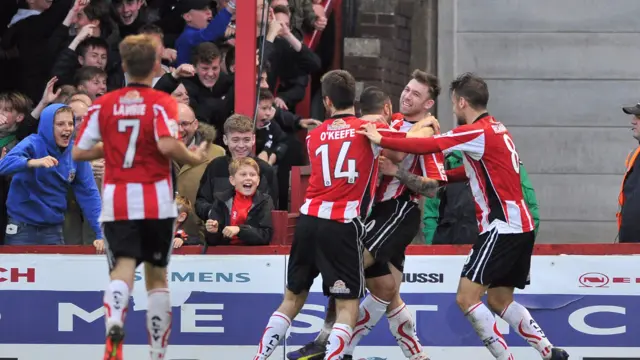 Altrincham celebrate