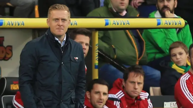 Garry Monk at Carrow Road