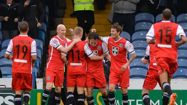 Macclesfield celebrate