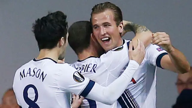 Harry Kane celebrates