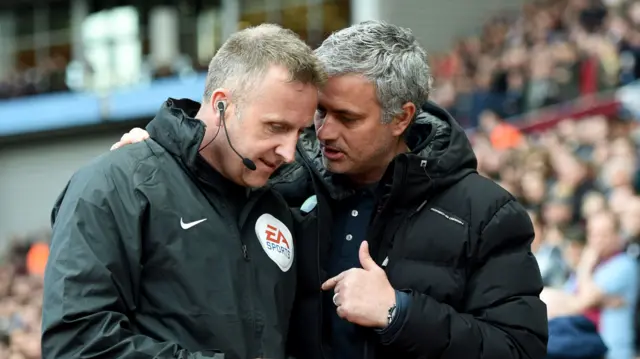 Jose Mourinho and Jon Moss