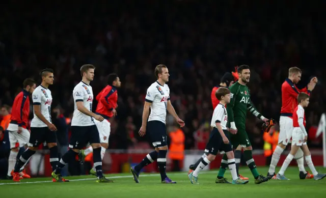 Arsenal and Tottenham take to the pitch