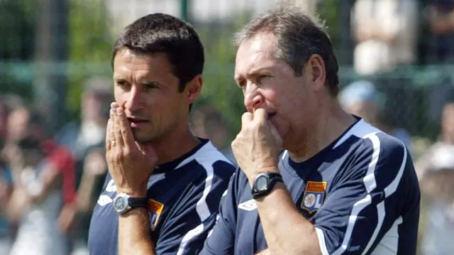 Remi Garde and Gerard Houllier