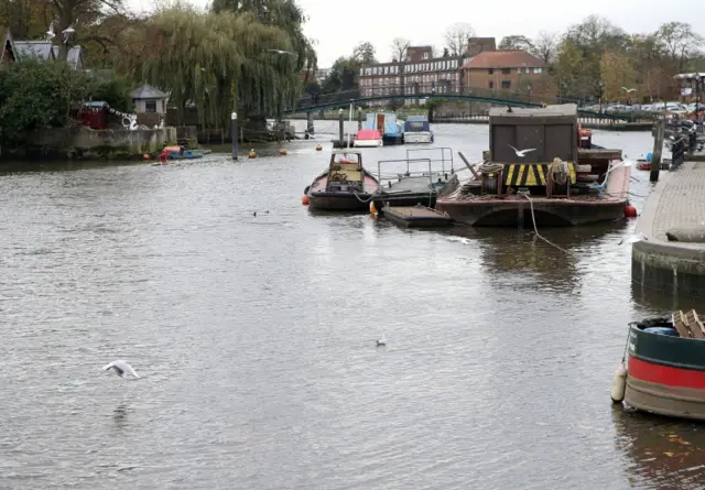 River Thames at normal levels