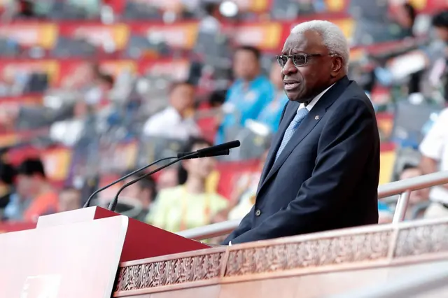 Former IAAF president Lamine Diack