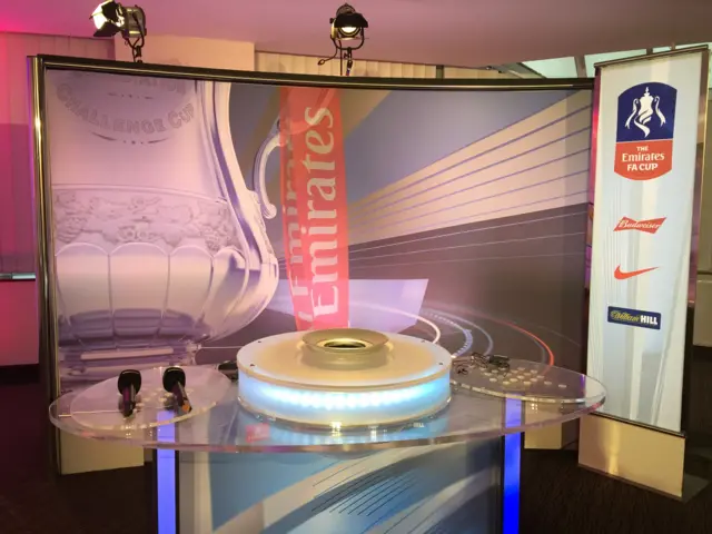 The set where the draw will take place