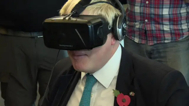 Boris Johnson is videoed at the Google Campus in Tel Aviv