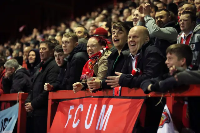 FC United of Manchester fans