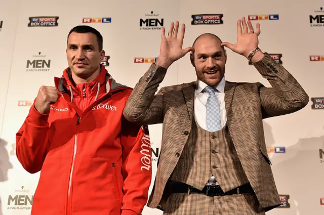 Wladimir Klitschko and Tyson Fury