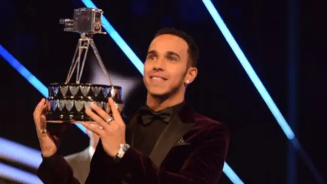 Lewis Hamilton won the 2014 Sports Personality of the Year award