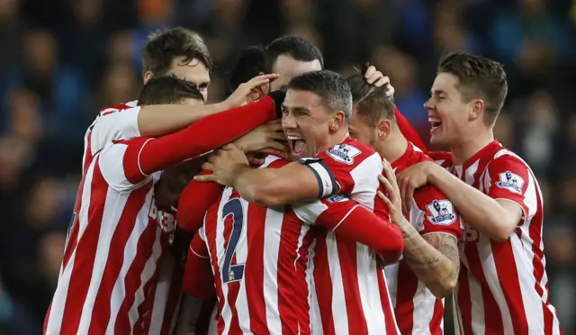 Phil Bardsley celebrates