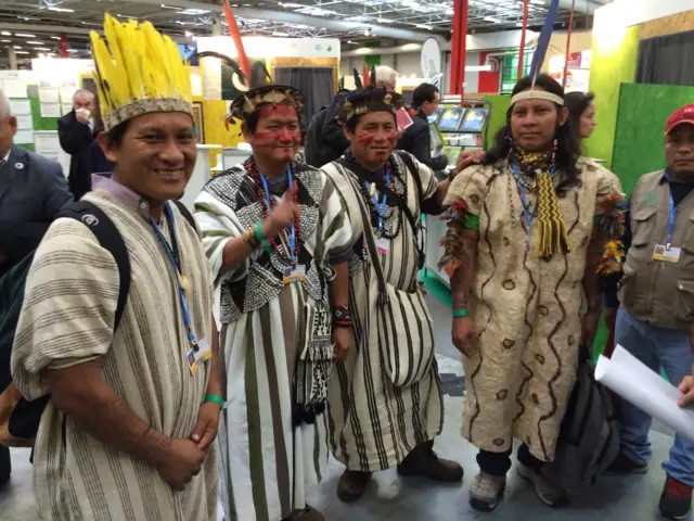 indigenous leaders at COP21