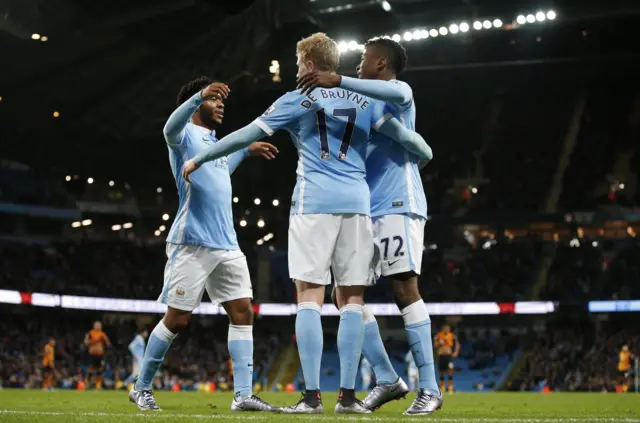 Kevin De Bruyne celebrates