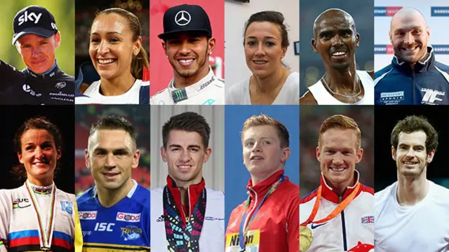 Sports Personality of the Year nominees