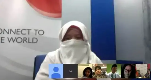 Siti – not her real name – on BBC Indonesian’s Hangout.