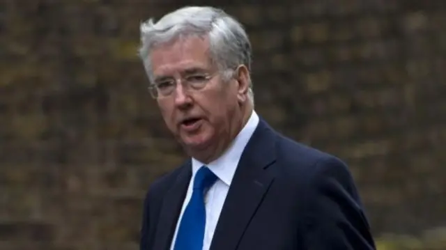 Defence Secretary Michael Fallon