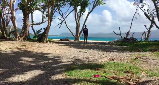 Beach scene in Vanuatu