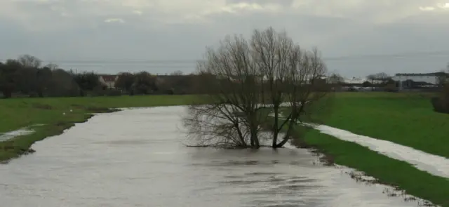 The River Don at Thorpe Marsh, South Yorkshire