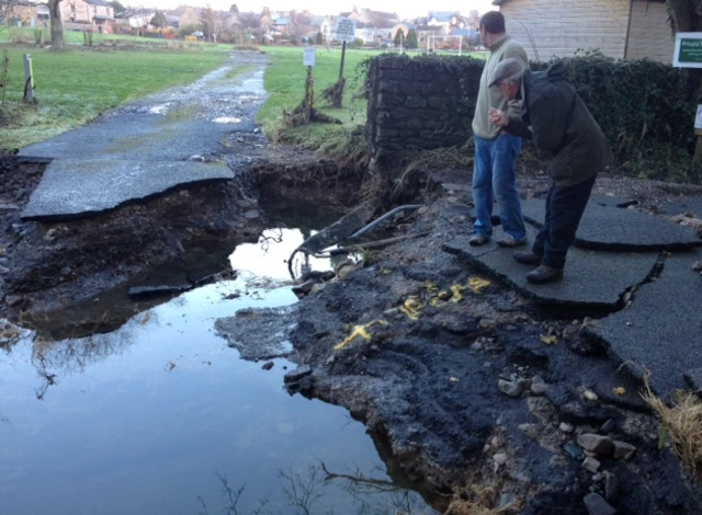 Milnthorpe flood damage