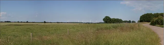 What the wind farm would look like from Exton Park