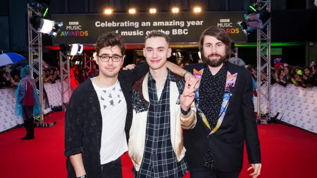 The Years & Years boys pose for the cameras