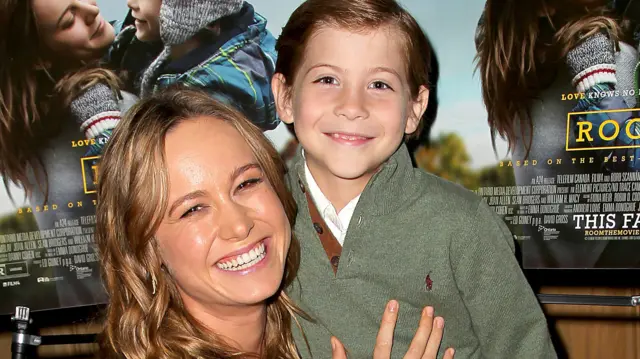 Brie Larson and Jacob Tremblay