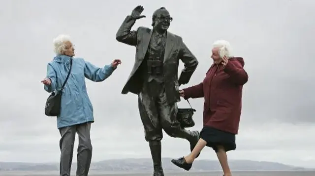 Dancing pensioners