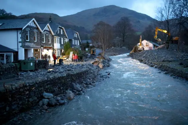 Glenridding after the beck broke