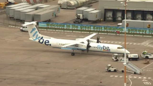 Flybe aeroplane