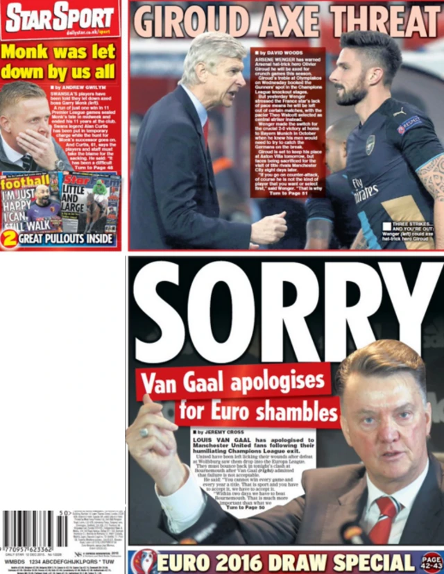 Daily Star back page