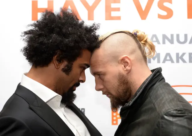 David Haye and Mark di Mori