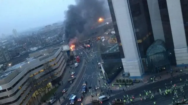 Vauxhall helicopter crash