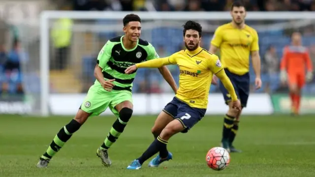 Oxford United vs Forest Green Rovers in the FA Cup