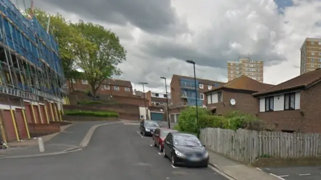 General view of Bracknell Close in Wood Green