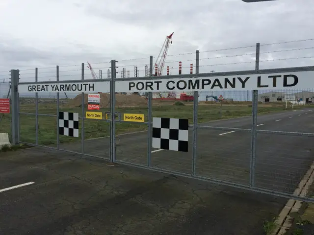 Gates to the Great Yarmouth Port Company