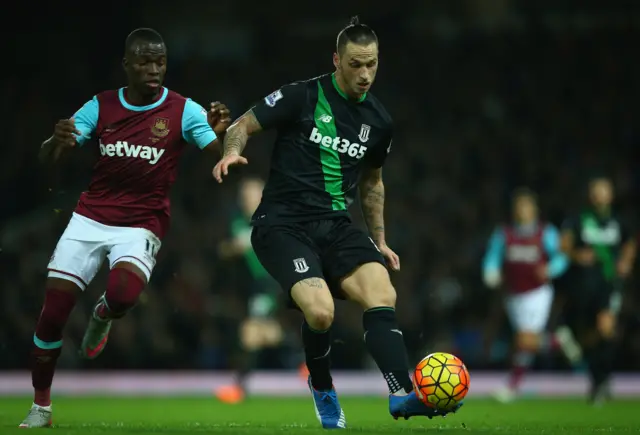 Enner Valencia and Marko Arnautovic
