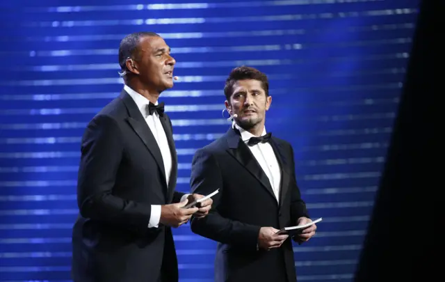 Ruud Gullit at the ceremony