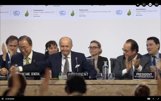 Fabius and staff