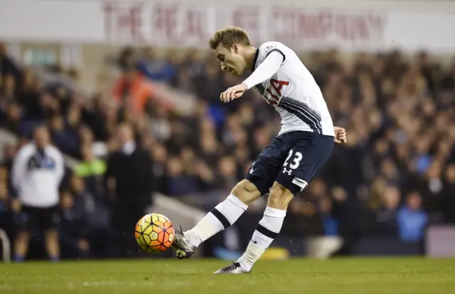 Christian Eriksen shoots