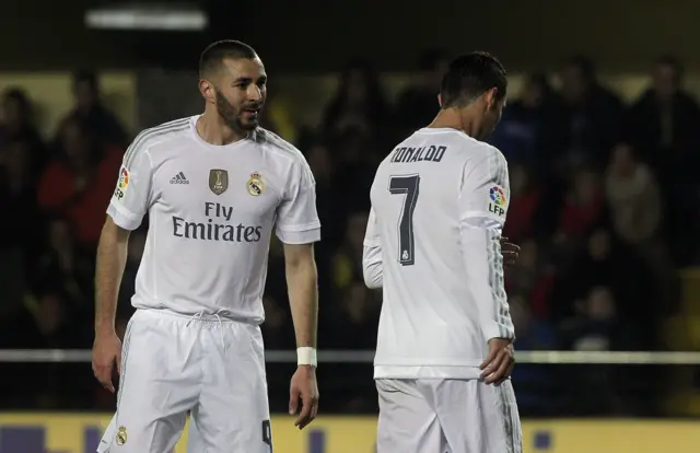 Karim Benzema and Cristiano Ronaldo