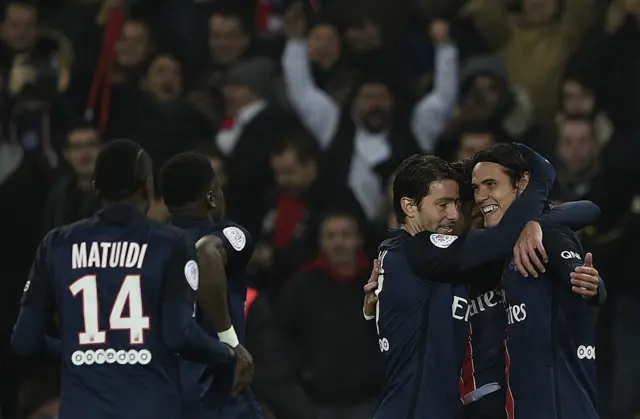 PSG celebrate