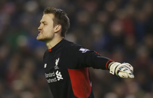 Simon Mignolet of Liverpool