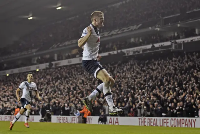 Eric Dier celebrates